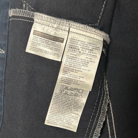 Levi's Dark Blue Denim Jacket - Picture 4 of 6